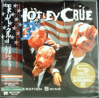 Motley Crue - Generation Swine Japan SHM-CD Mini LP UICY-93496