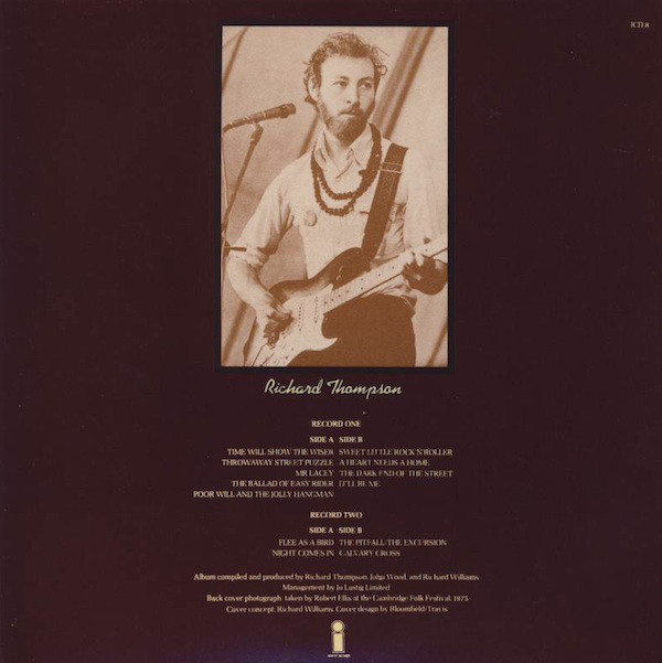 Richard Thompson - (Guitar, Vocal) Japan SHM-CD Mini LP UICY-94609