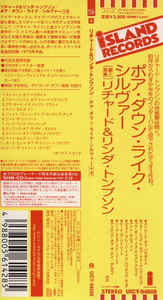 Richard & Linda Thompson - Pour Down Like Silver Japan SHM-CD Mini LP UICY-94608