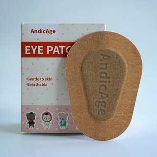 AndicAge Cartoon Adhesive Eye Patches for Kids Girls Boys Disposable Eye Patch Pad for Amblyopia, Lazy Eye,Pink(60 Count) 