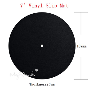 7inch Vinyl Mat Anti Static Felt Mat for Phonograph Turntable Vinyl Record