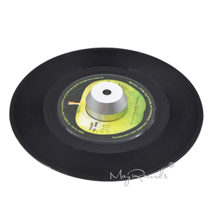 45 RPM Silver Adapter Durable Solid Aluminum Center Adapter for 7 inch Vinyl