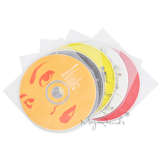 50Clear Antistatic 3 Mil Plastic CD Inner Sleeves For 5inch SHM-CD Mini LP