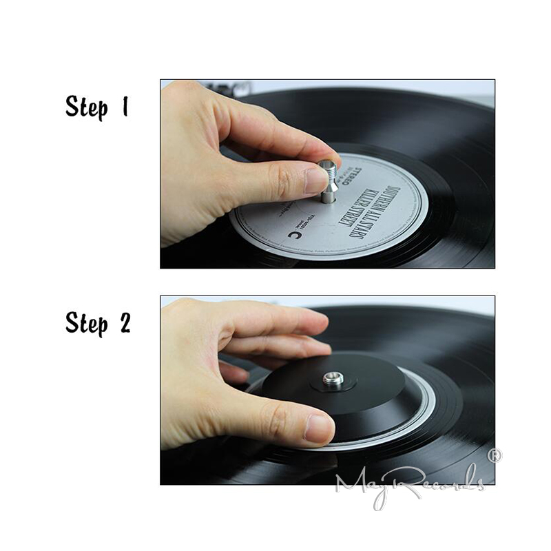 POM Vinyl Clamp 76g Disc Stabilizer Record Weight Turntable Vibration